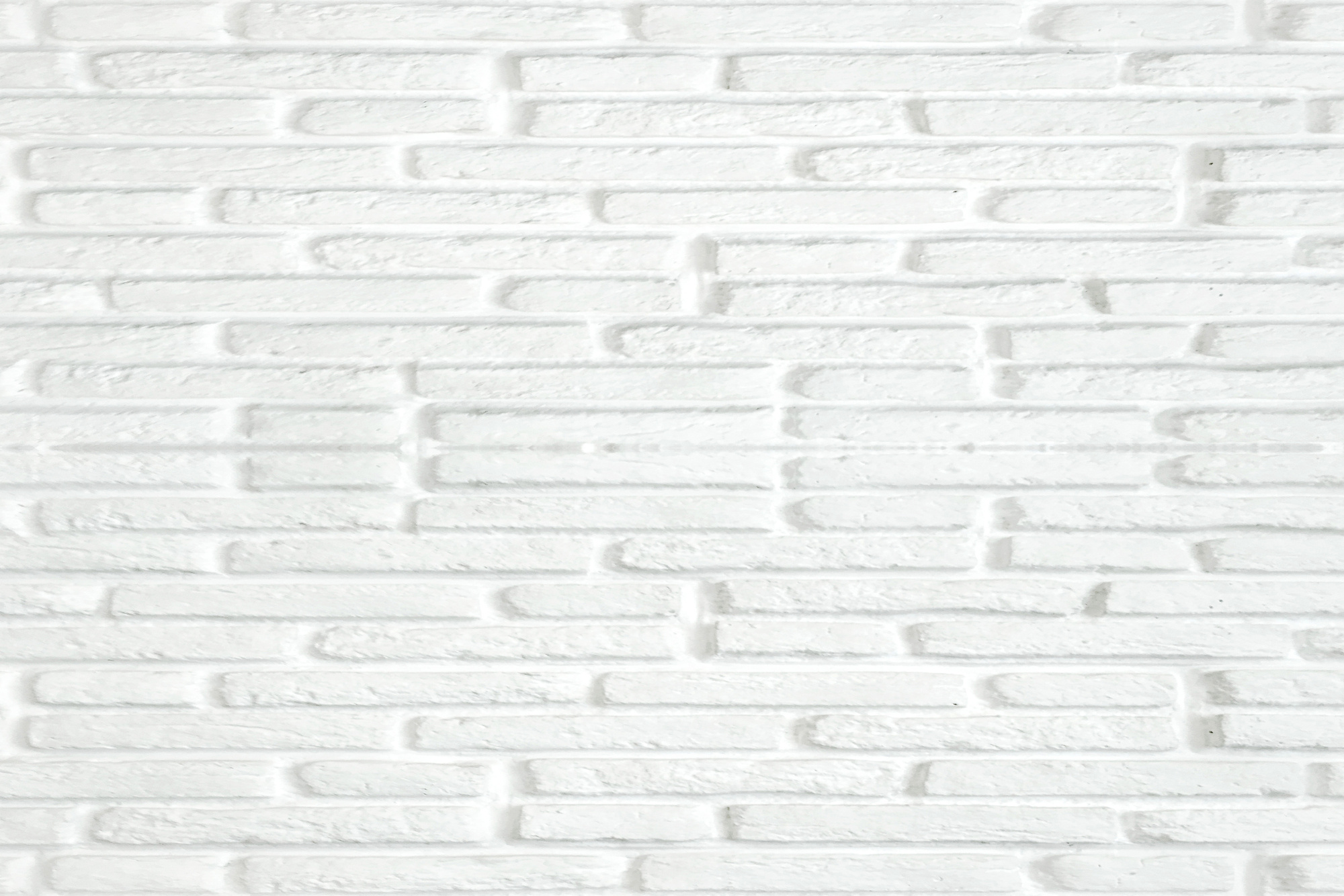 White Brick Wall Texture Background 